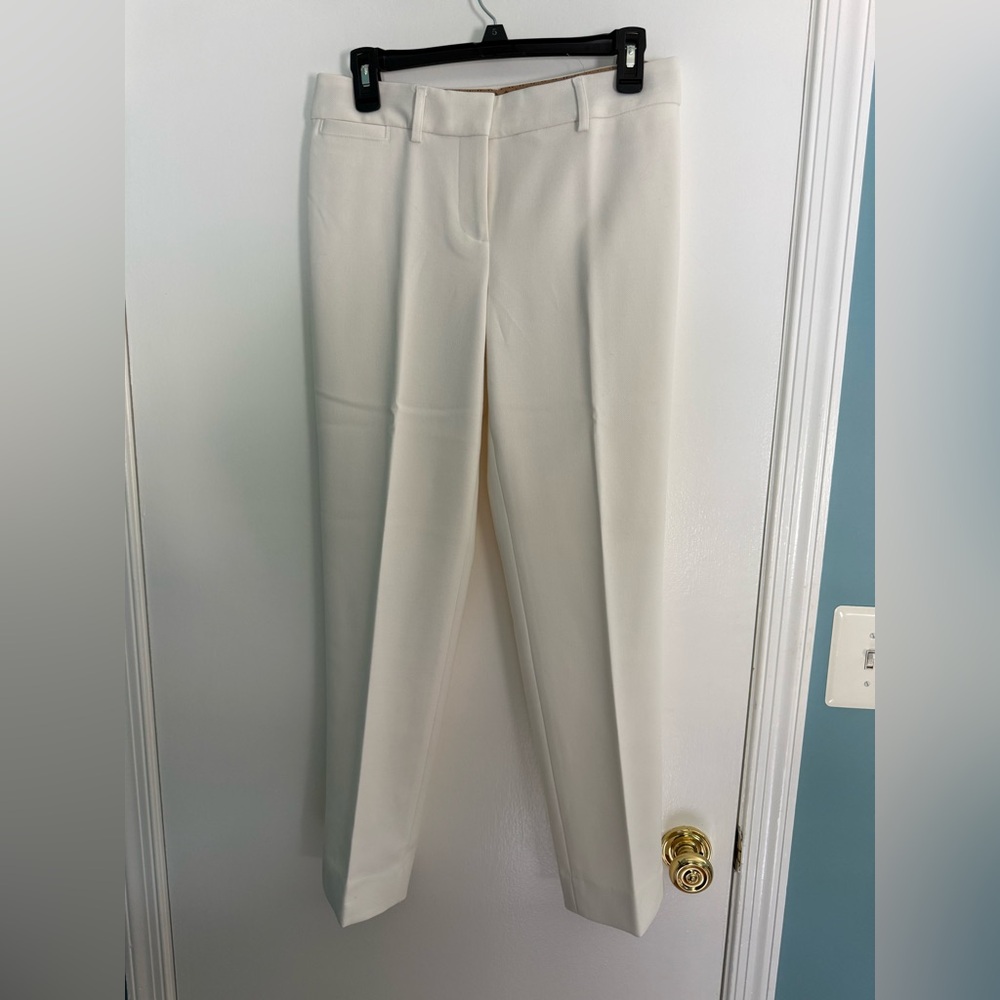 Talbots Cream Trousers with Classic Silhouette - Hampshire style